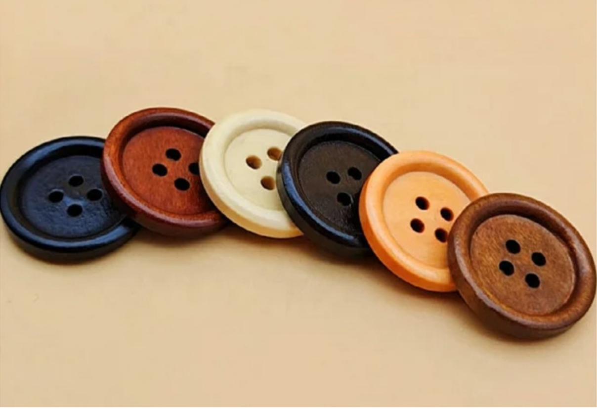 Wood Button
